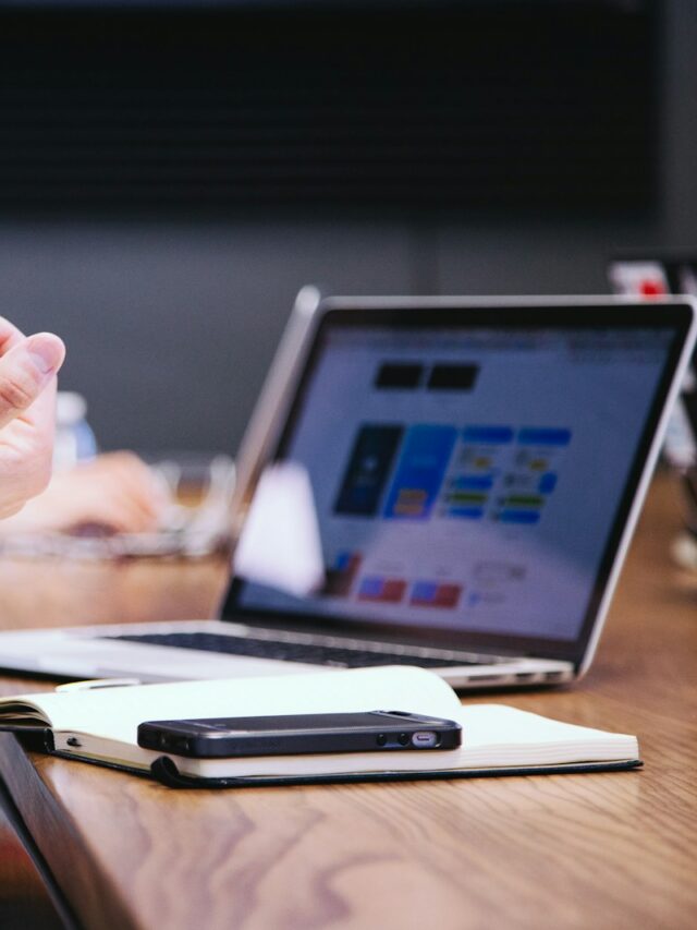 black smartphone near person