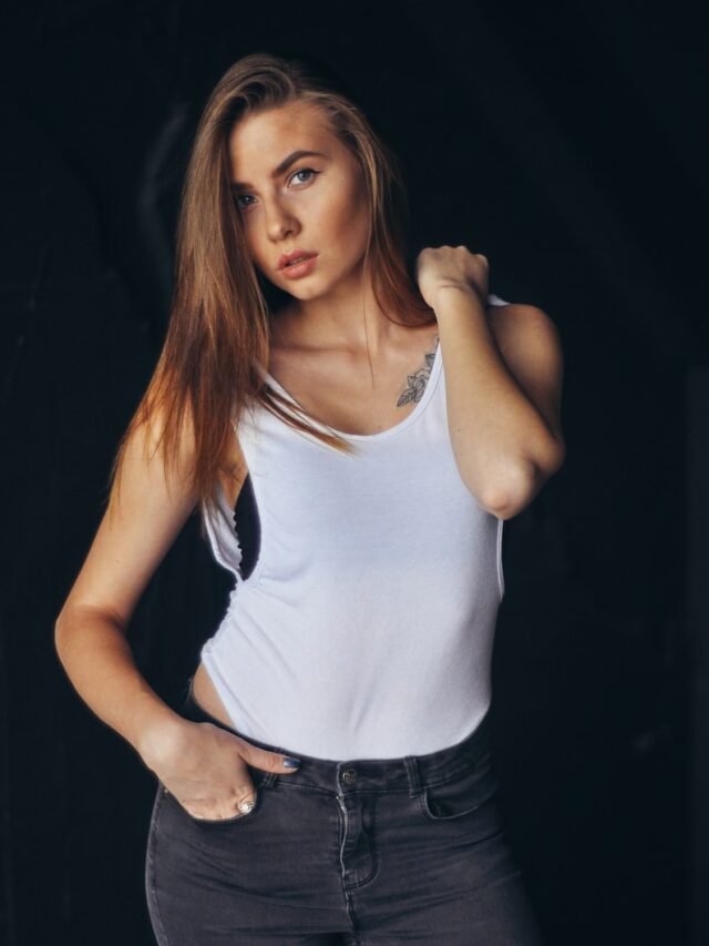 a woman posing for a picture